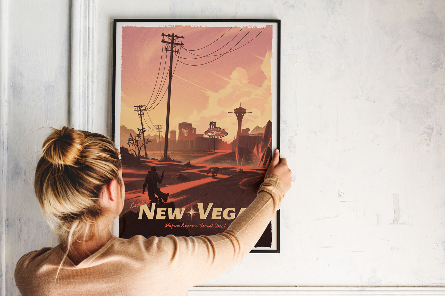 Fallout New Vegas Poster - New Vegas Travel Poster