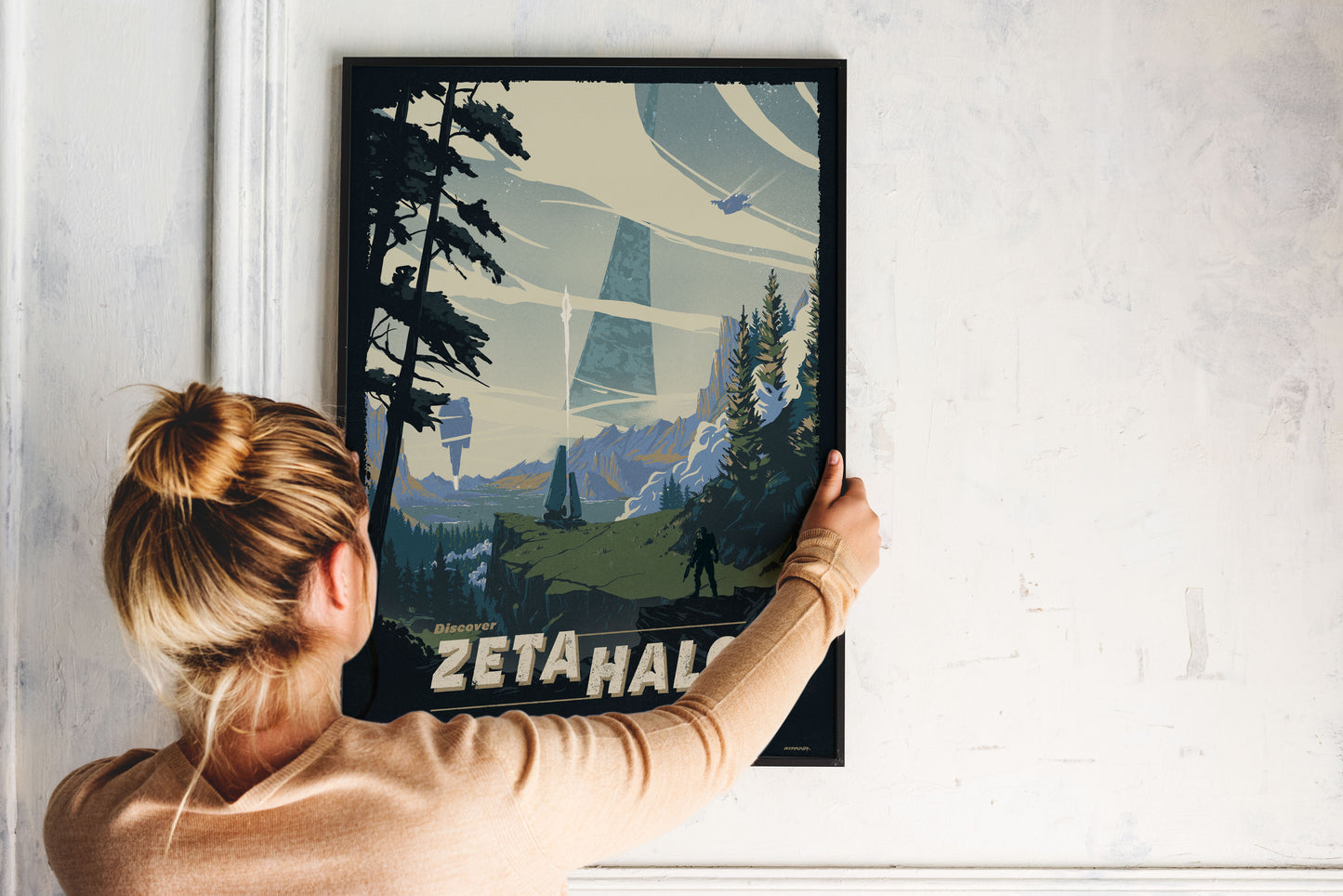 Zeta Halo Poster - Halo Art Print
