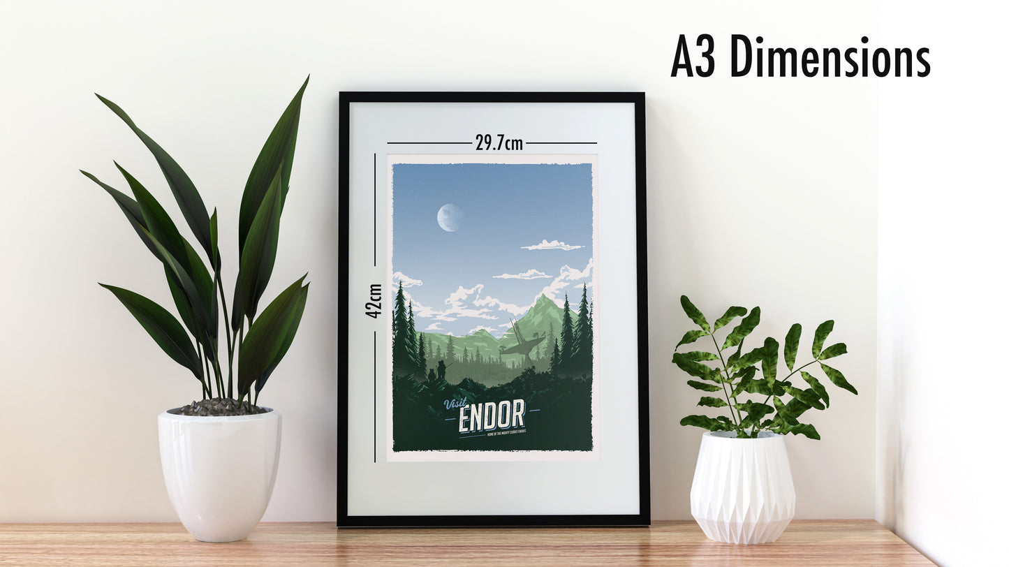 Endor Travel Poster