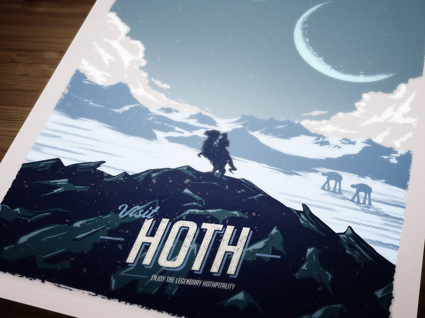 Hoth Travel Poster