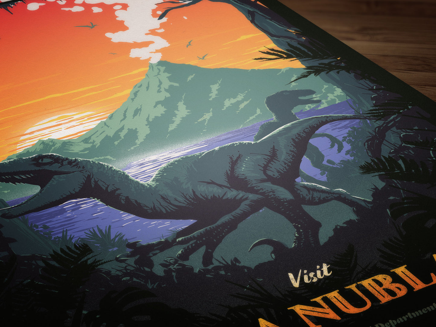 Jurassic Park Travel Poster