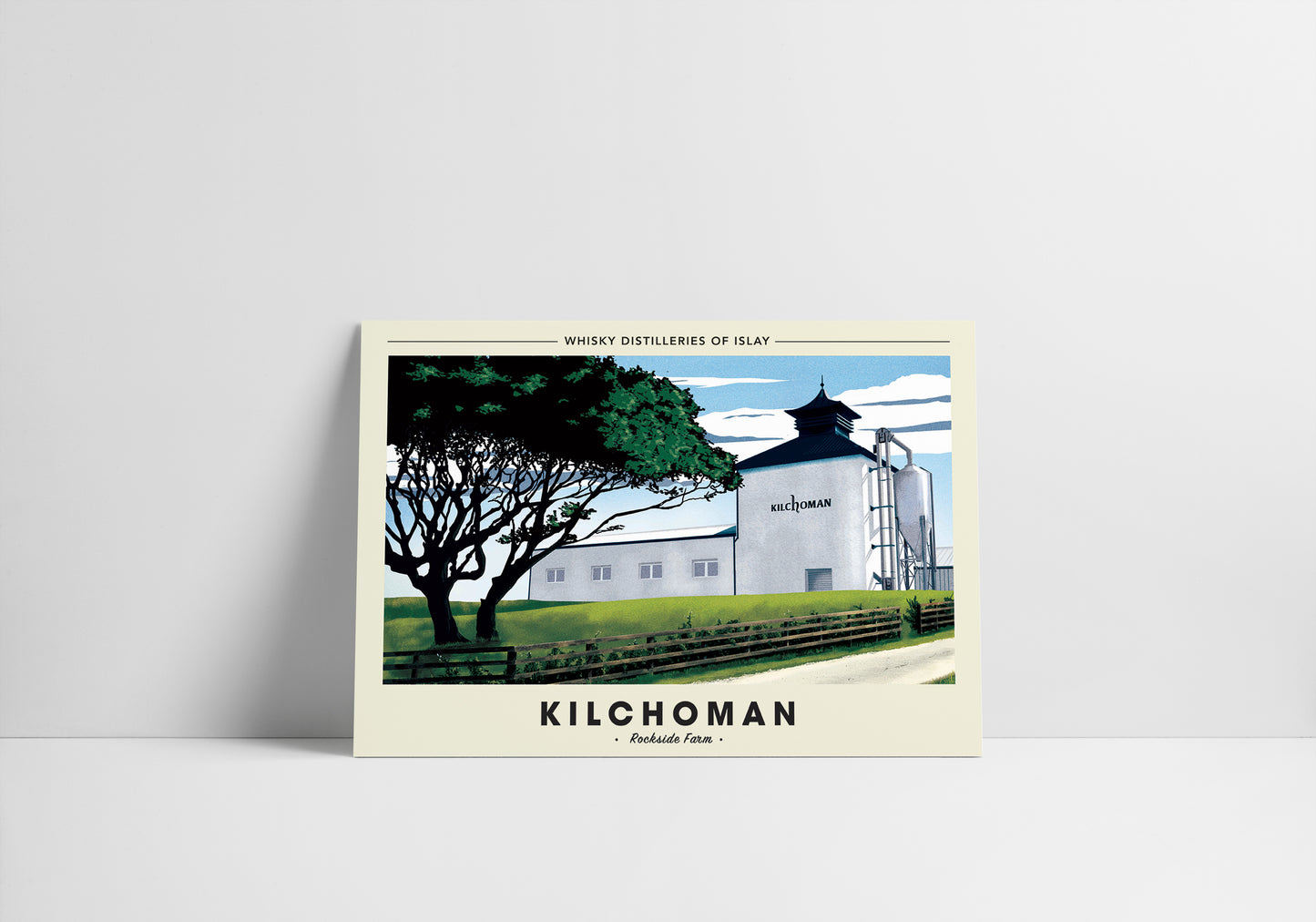 Whisky Distillery Travel Poster - Kilchoman Distillery