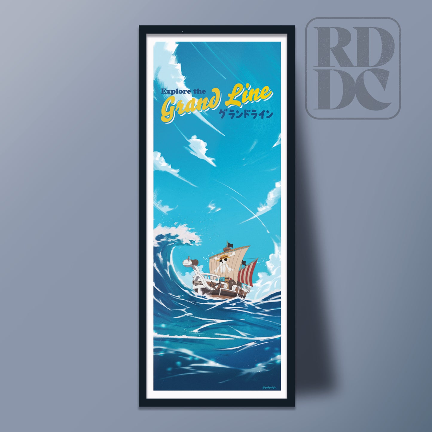 The Grand Line Travel Poster - One Piece Art Print