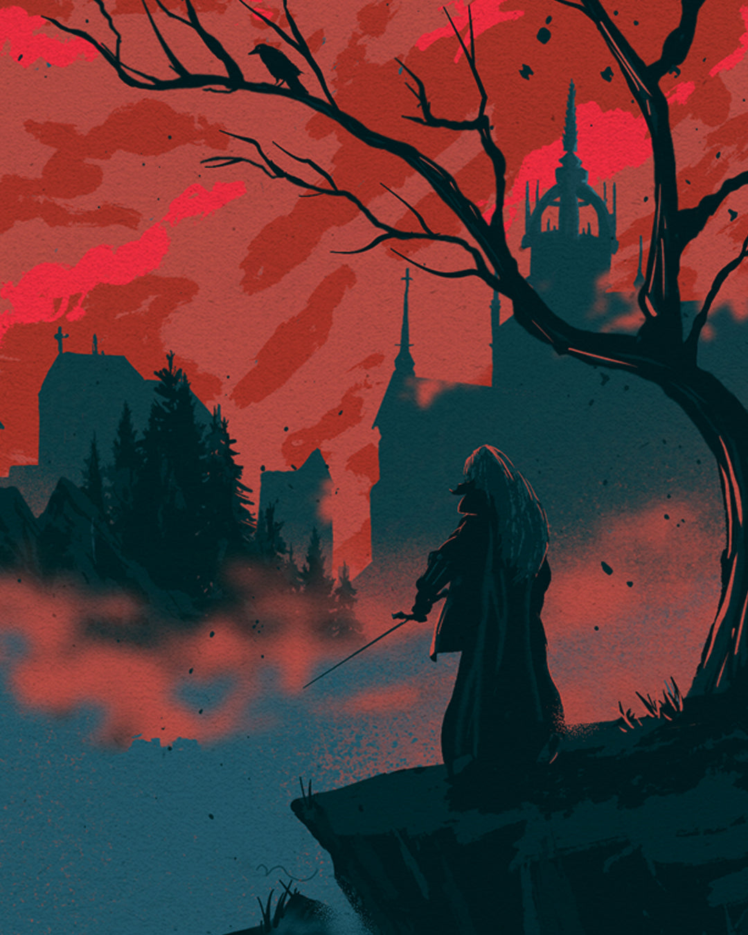 Castlevania Travel Poster - Castlevania Art Print