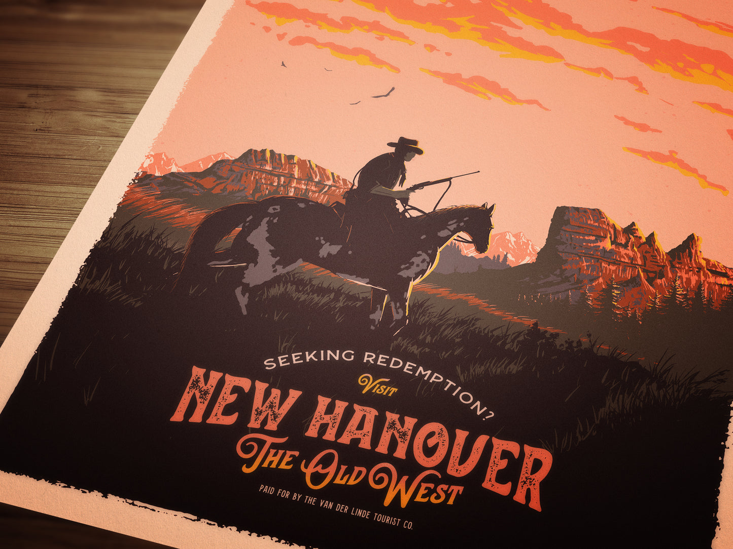 New Hanover Poster - Red Dead Redemption Art Print