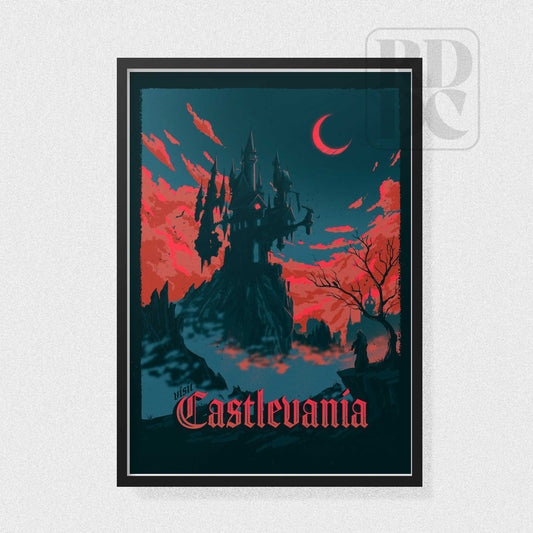 Castlevania Travel Poster - Castlevania Art Print
