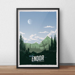 Endor Travel Poster