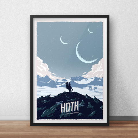 Hoth Travel Poster