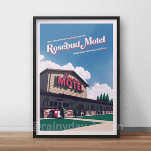 Rosebud Motel Schitt's Creek Travel Poster