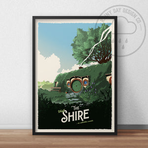 The Shire Travel Poster
