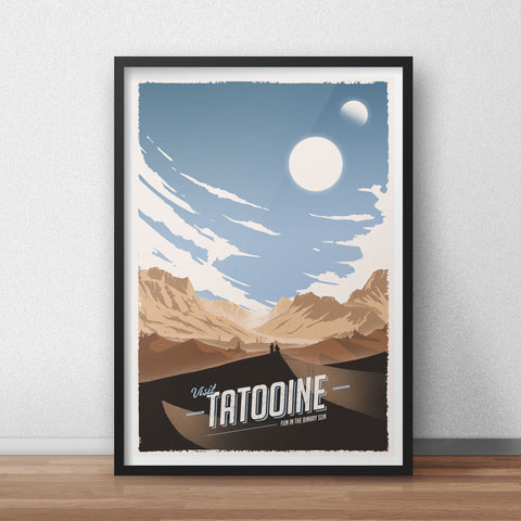 Tatooine Travel Poster