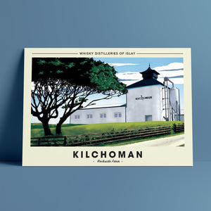 Whisky Distillery Travel Poster - Kilchoman Distillery