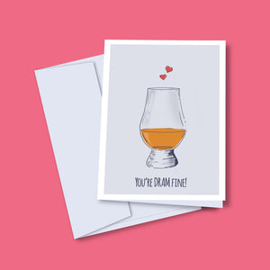 Funny Whisky Valentines Card